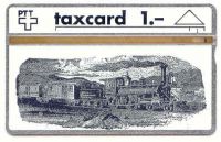 CH PTT Telefonkarte: Z&uuml;ge - Der alt Zug